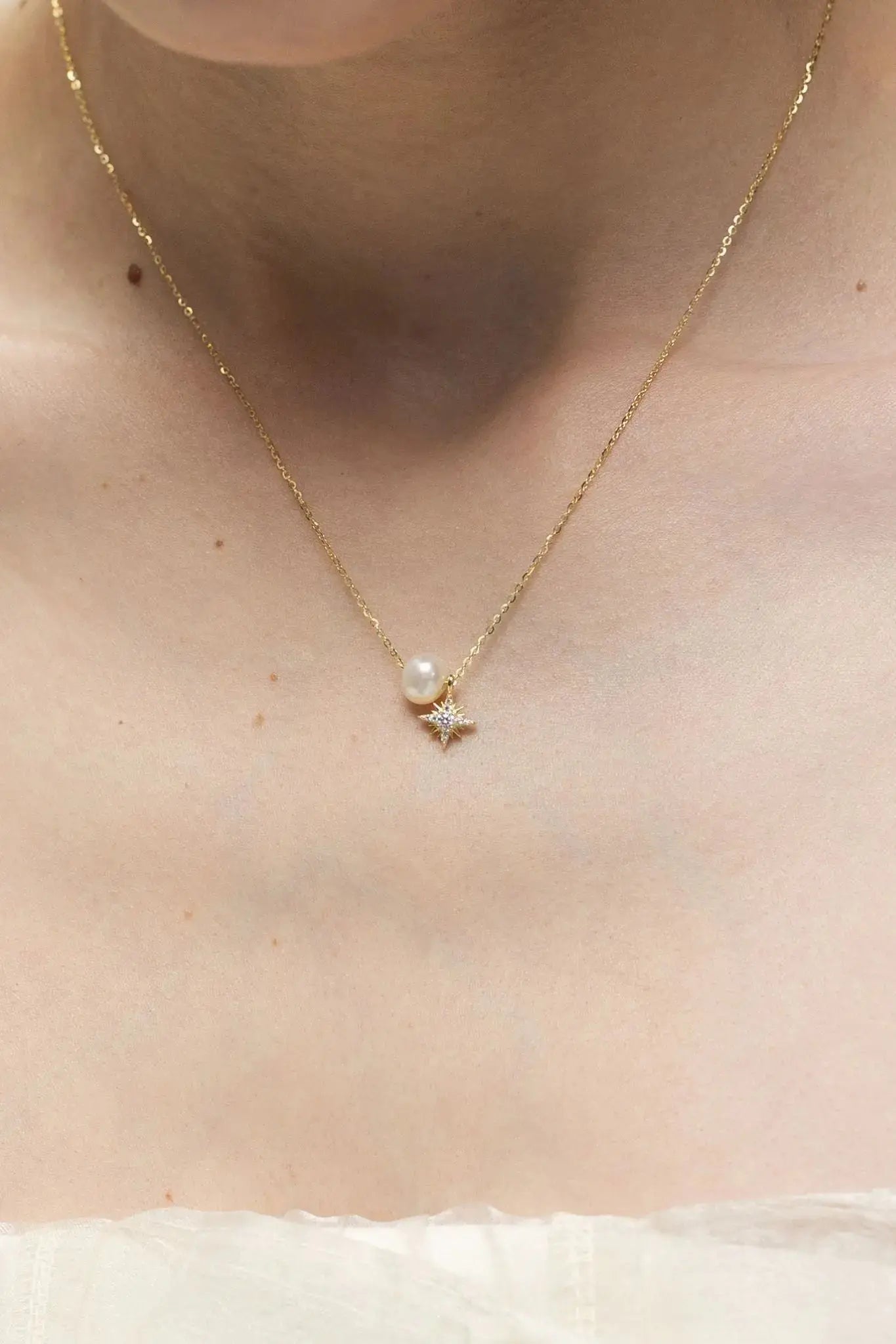 Lanț Argint Northern Star & Pearl Lisa&Co.