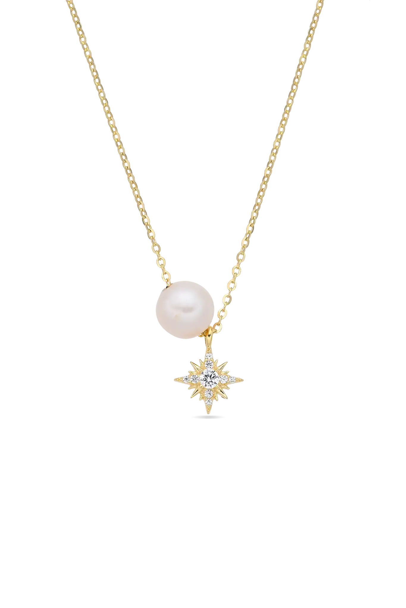 Lanț Argint Northern Star & Pearl Lisa&Co.