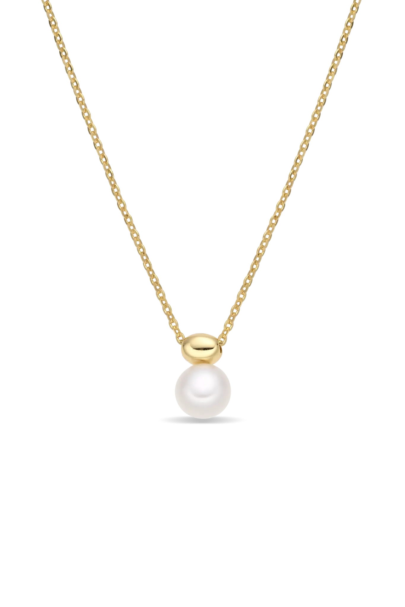 Lant Argint Pearl Drop LisaConcept
