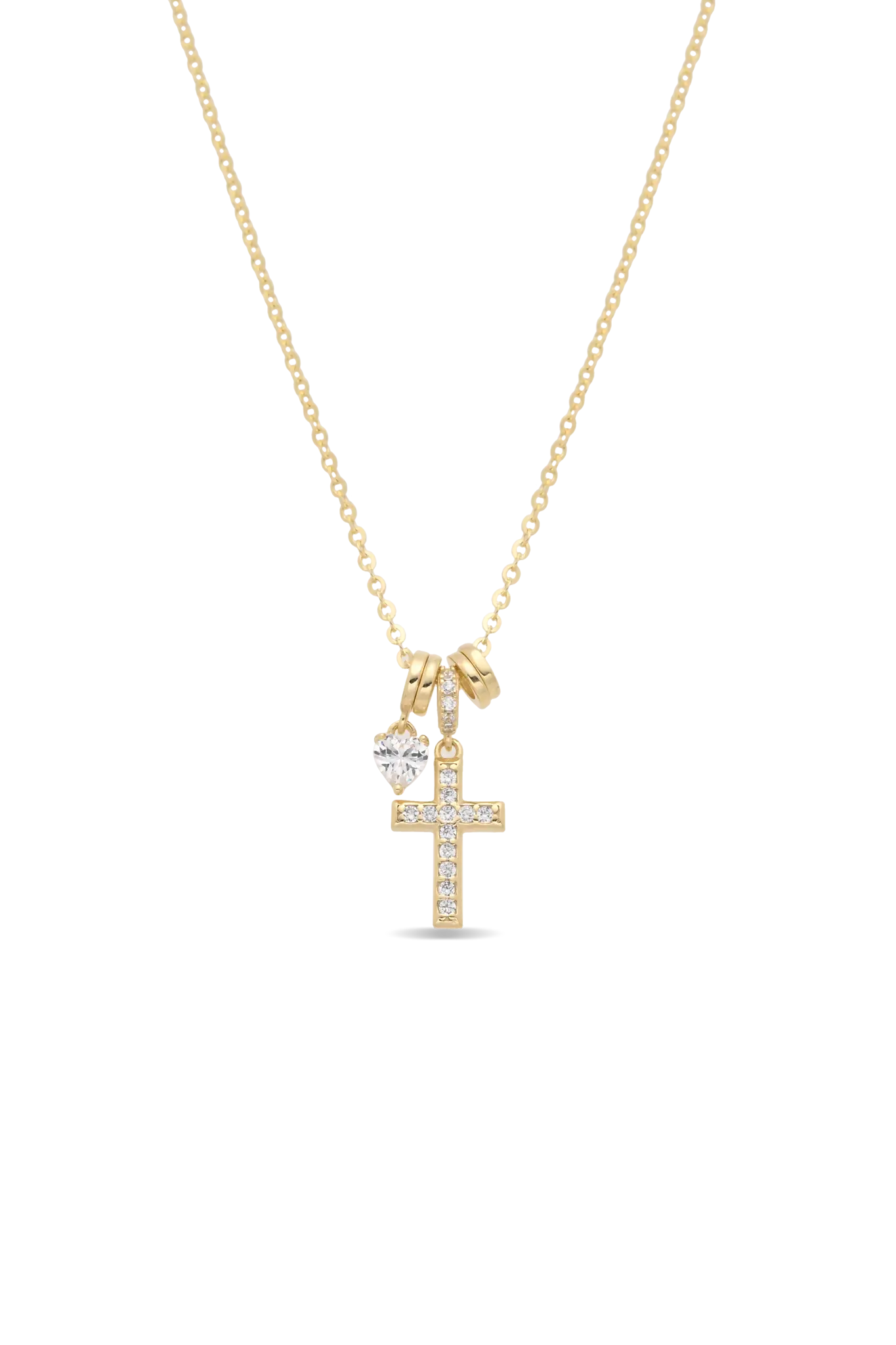 Lant Argint Trinkets Cross LisaConcept
