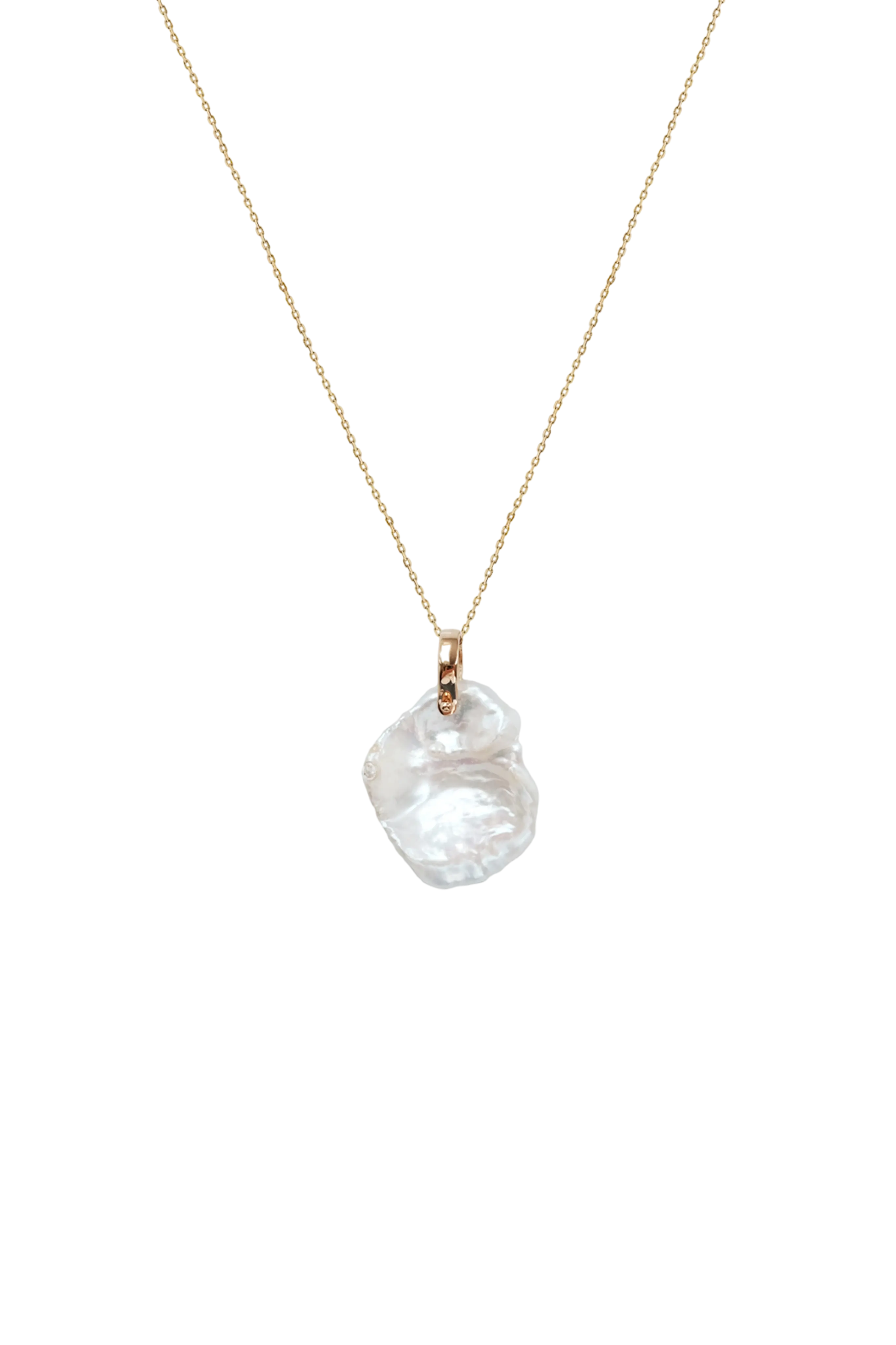 Lanț Keshi Pearl • AUR 14K LisaConcept